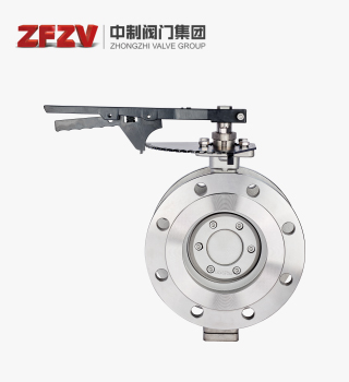Triple eccentric flange butterfly valve